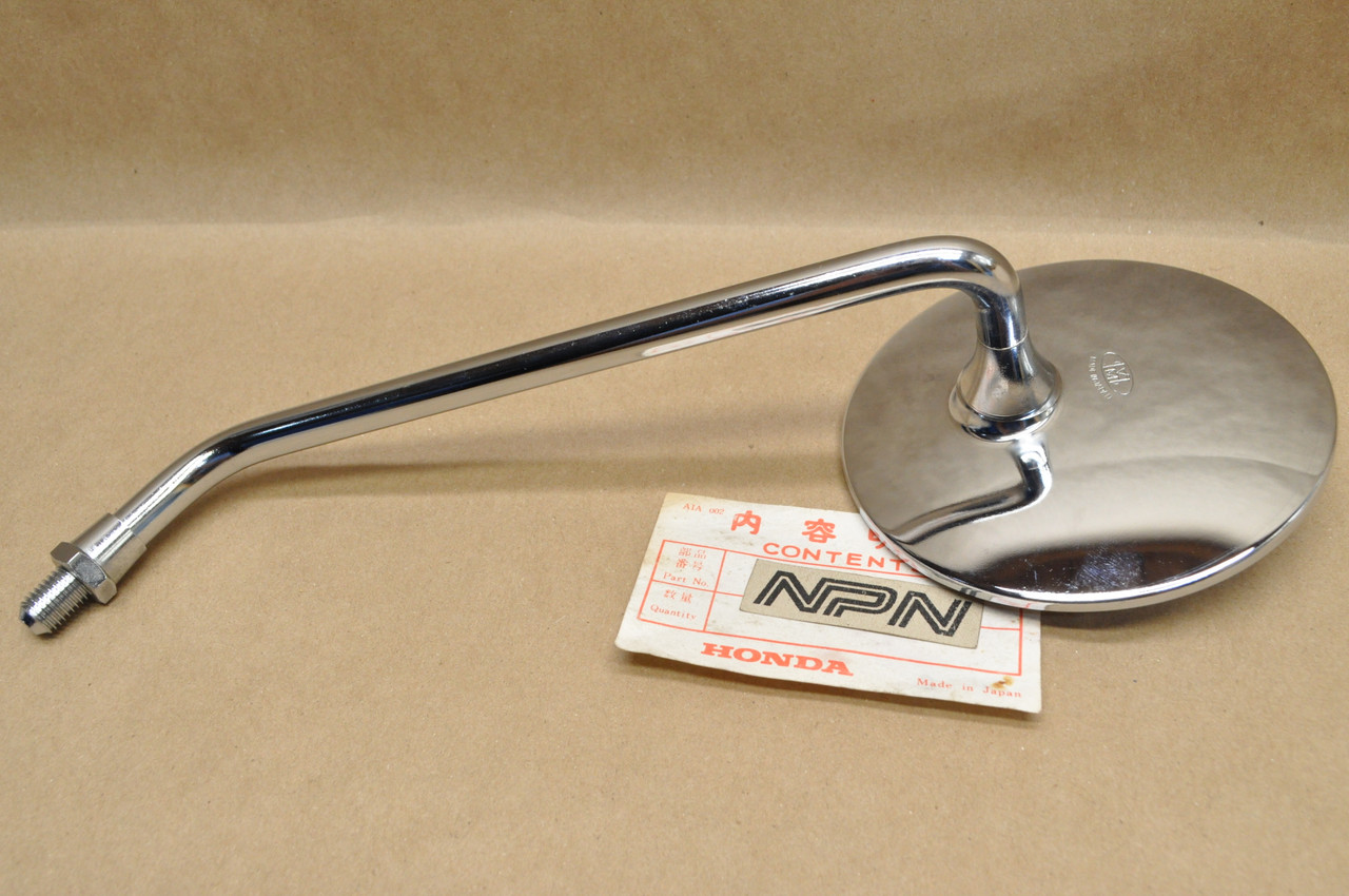 NOS Honda CB750 CL450 CT70 CT90 MT250 SL90 XL250 XL80 Left Mirror 88120-329-730