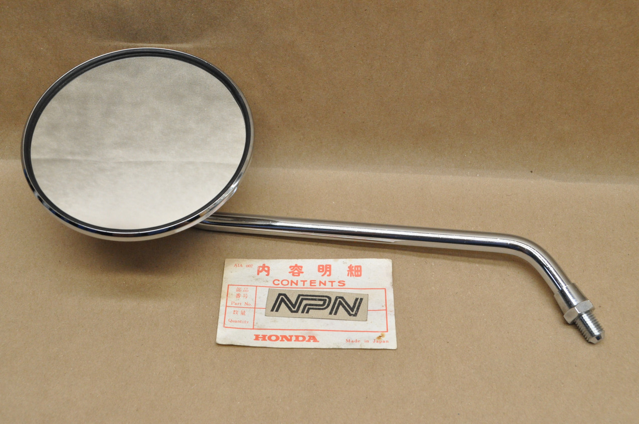 NOS Honda CB750 CL450 CT70 CT90 MT250 SL90 XL250 XL80 Left Mirror 88120-329-730