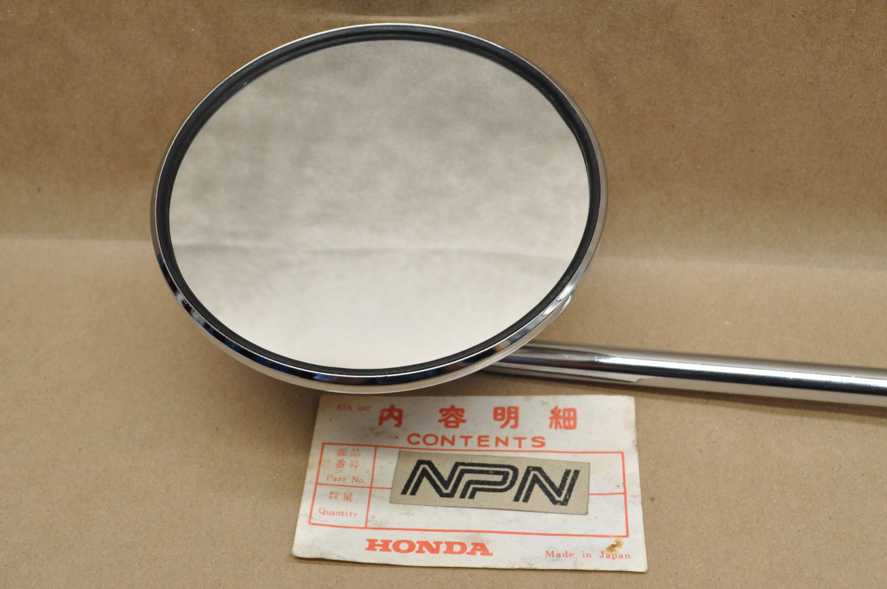 NOS Honda CB750 CL450 CT70 CT90 MT250 SL90 XL250 XL80 Left Mirror 88120-329-730