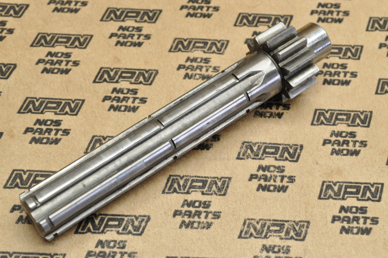 Vtg OEM Honda SL70 K0-K1 XL70 K0-1976 Transmission Main Shaft 12T 23211-118-305