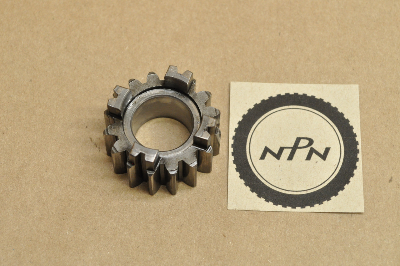 Vtg OEM Honda SL70 K0-K1 XL70 K0-1976 Main Shaft Second 2nd Gear 16T 23431-118-305