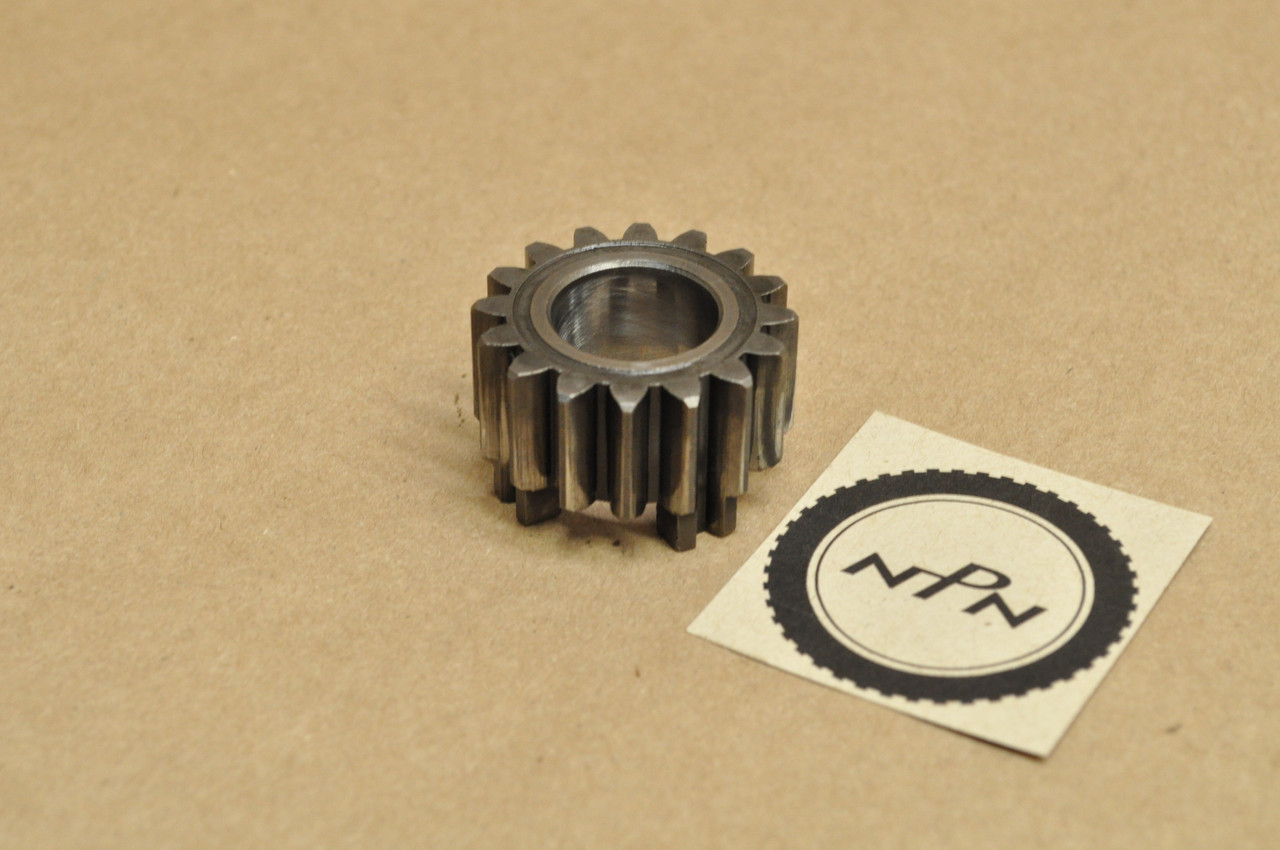 Vtg OEM Honda SL70 K0-K1 XL70 K0-1976 Main Shaft Second 2nd Gear 16T 23431-118-305