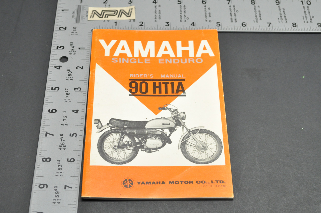 Vintage NOS 1970 Yamaha HT1 A Enduro Motorcycle Riders Owners Manual