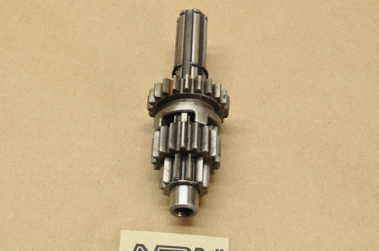 Vintage Used OEM Honda CT70 Z50 Transmission Main Shaft w/ Gears 23211-041-020
