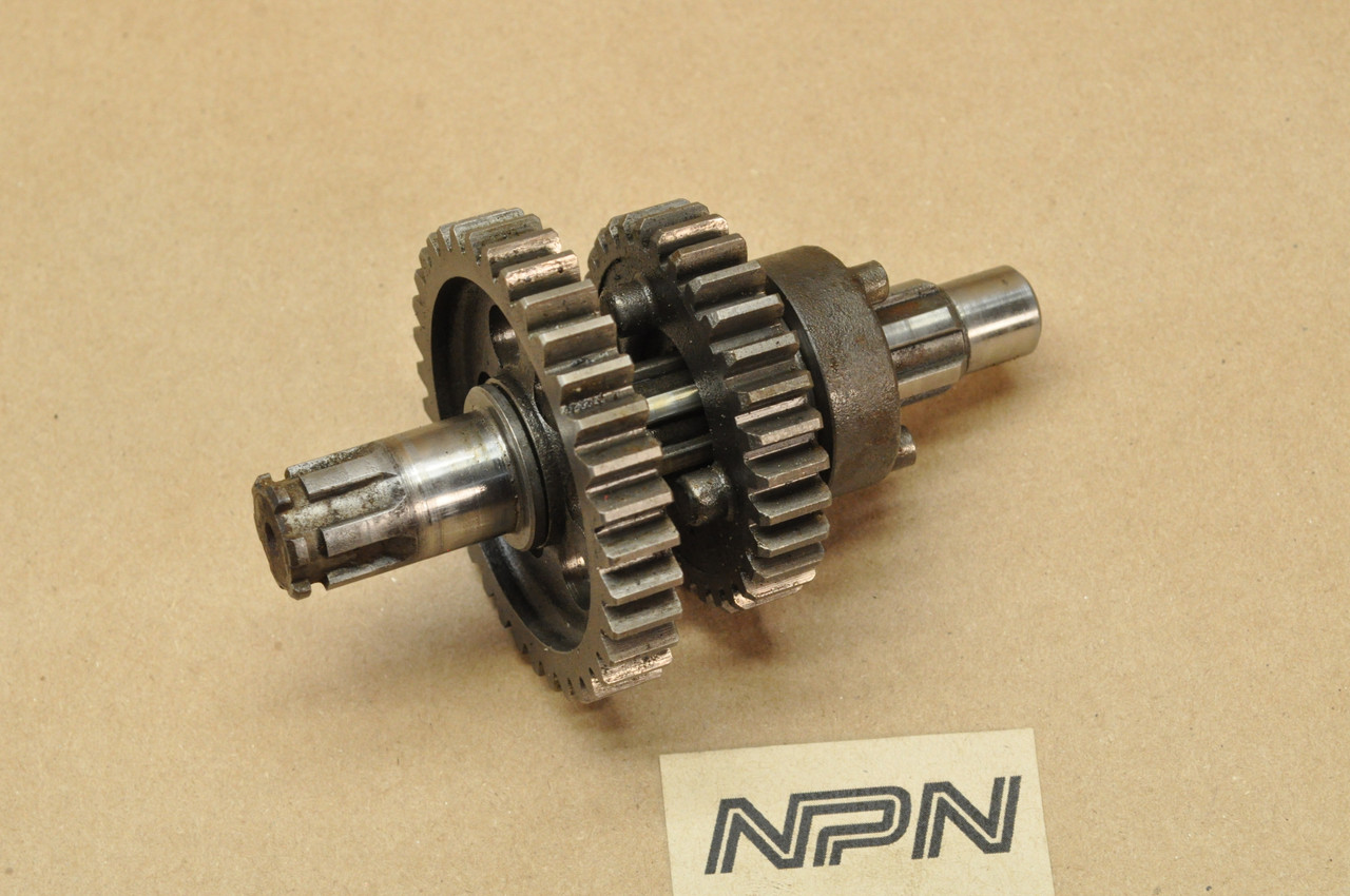Vtg Used OEM Honda ATC70 C70 CT70 Z50 Trans Counter Shaft & Gears 23221-041-040