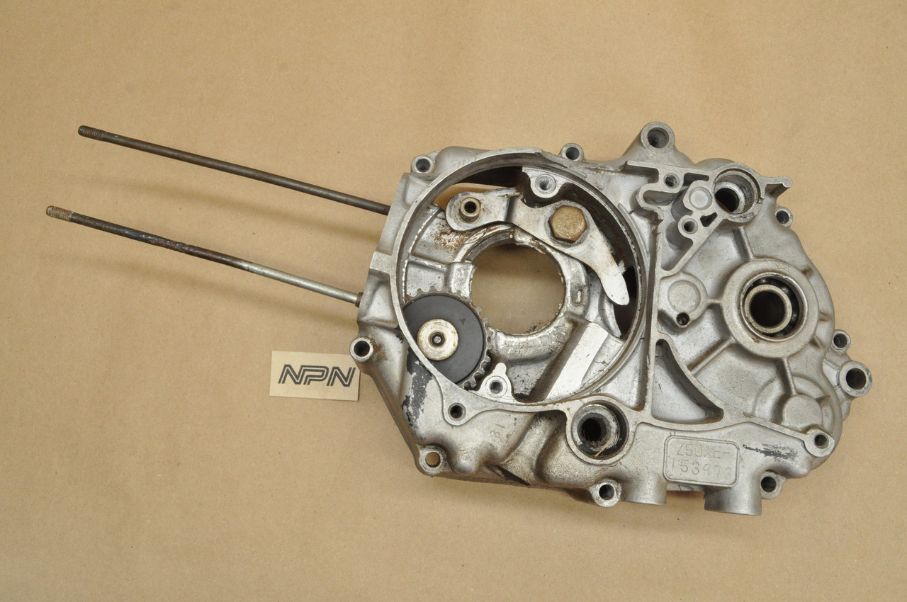 Vintage Used OEM Honda CT70 Z50 Left Crank Case Assembly 11200-045-050