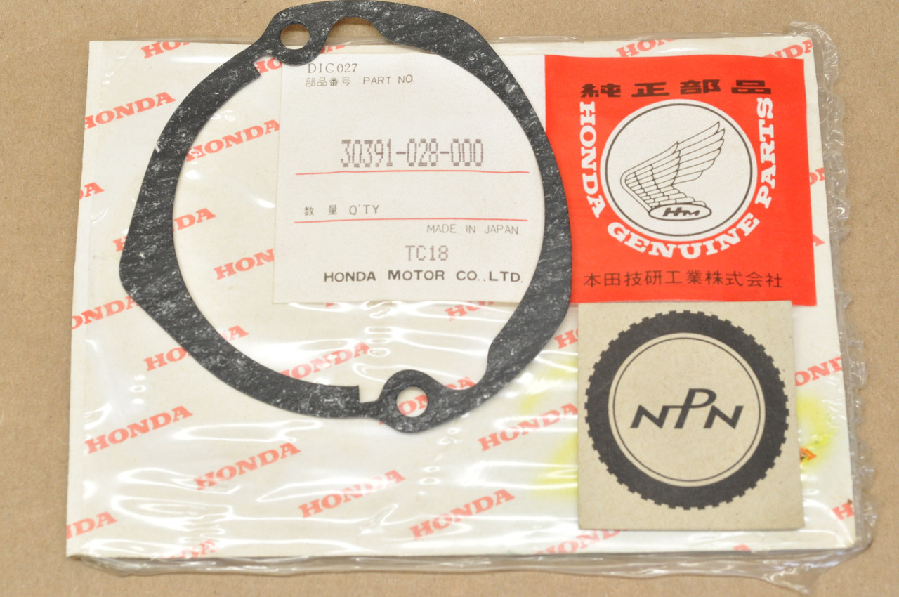NOS Honda ATC90 CL90 CM91 CT90 S90 SL90 ST90 Points Cover Gasket 30391-028-000