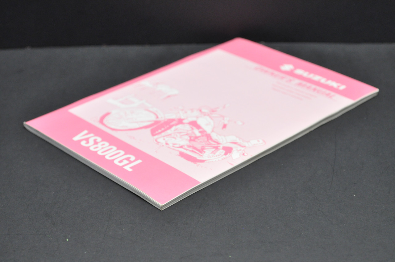 Vintage 1996 Suzuki VS800 GL Intruder Motorcycle Owners Manual