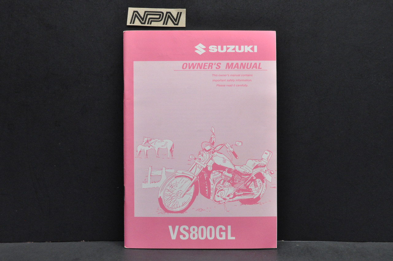 Vintage 1996 Suzuki VS800 GL Intruder Motorcycle Owners Manual