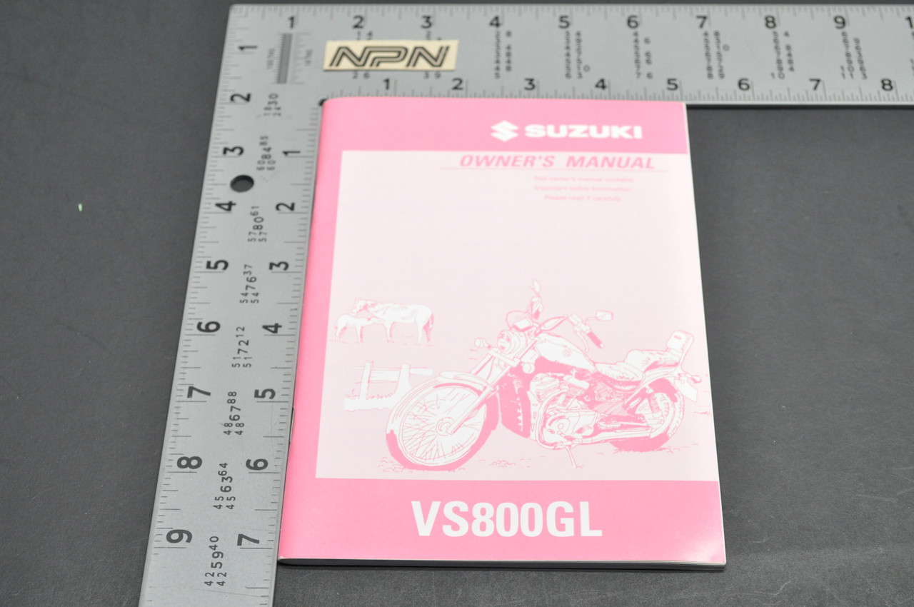 Vintage 1996 Suzuki VS800 GL Intruder Motorcycle Owners Manual