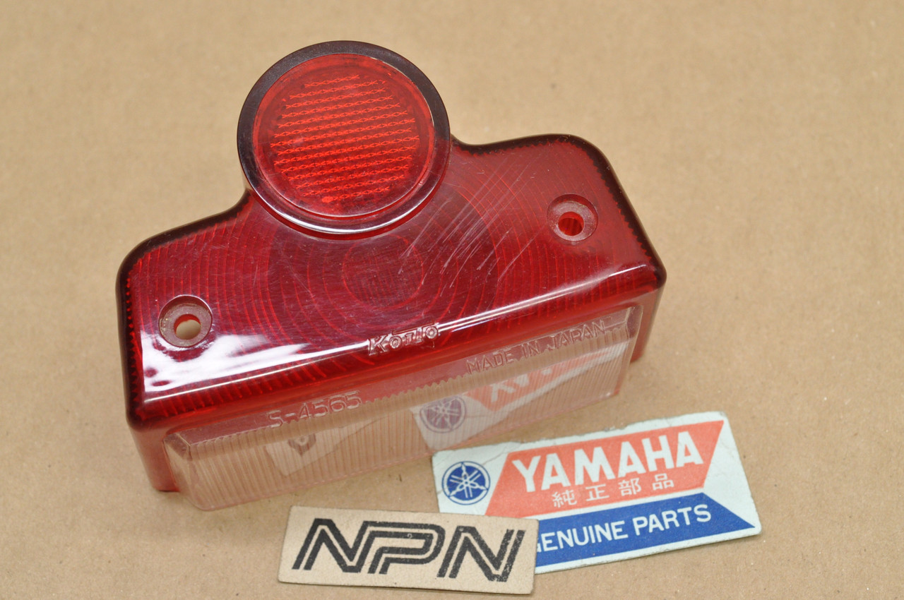NOS Yamaha YDS3 YDS1 Koito Tail Light Lens 150-84521-00 - NOS Parts NOW