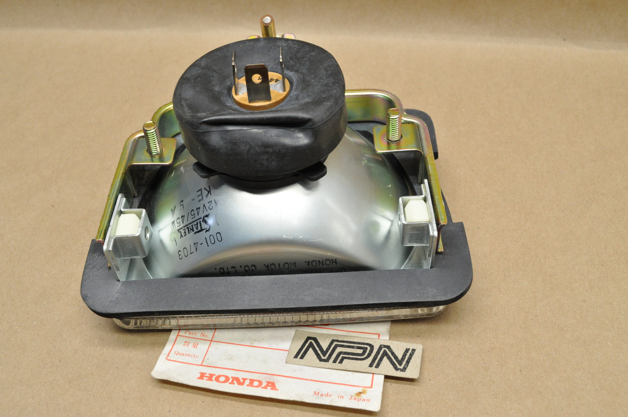 NOS Honda 1985 ATC250 R ATC250SX Stanley Head Light Lamp Assy 33100-HA2-003