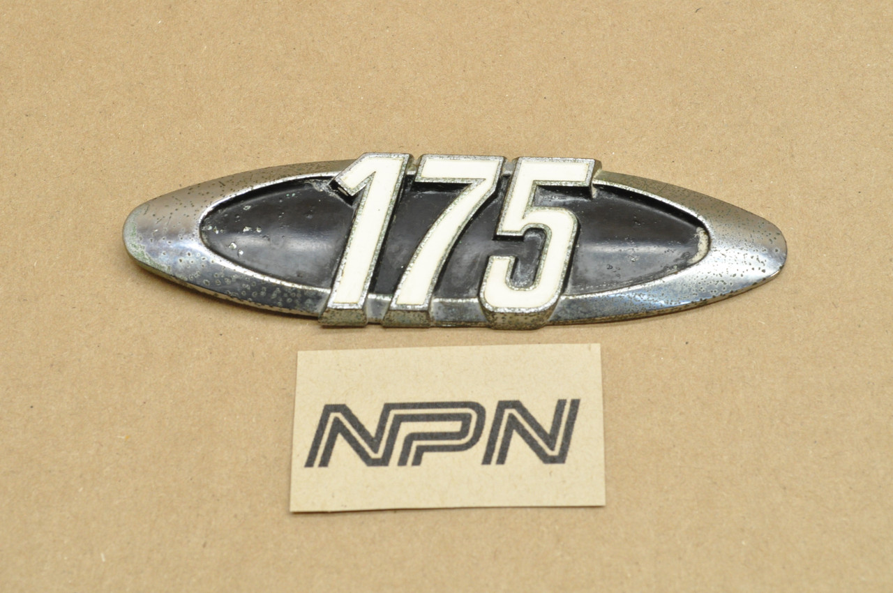 BD Hannover エンブレム Vintage Used OEM Honda 1971 CB175 K5 CL175 K5 Side Cover Badge