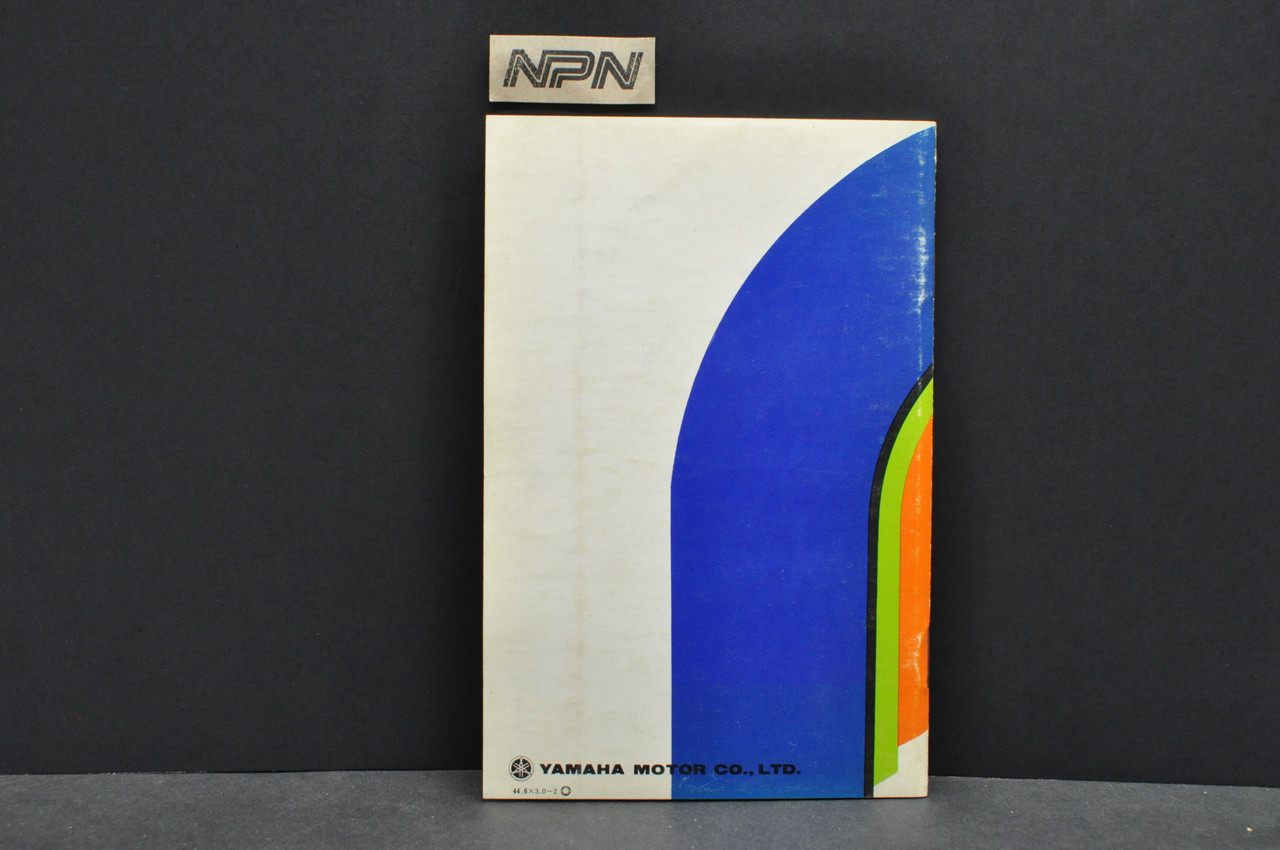 Vintage NOS 1969 Yamaha DS6 C Motorcycle Owners Service Riders Manual