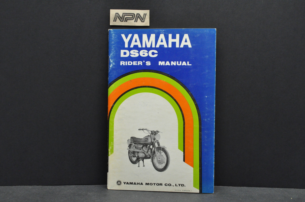 Vintage NOS 1969 Yamaha DS6 C Motorcycle Owners Service Riders Manual