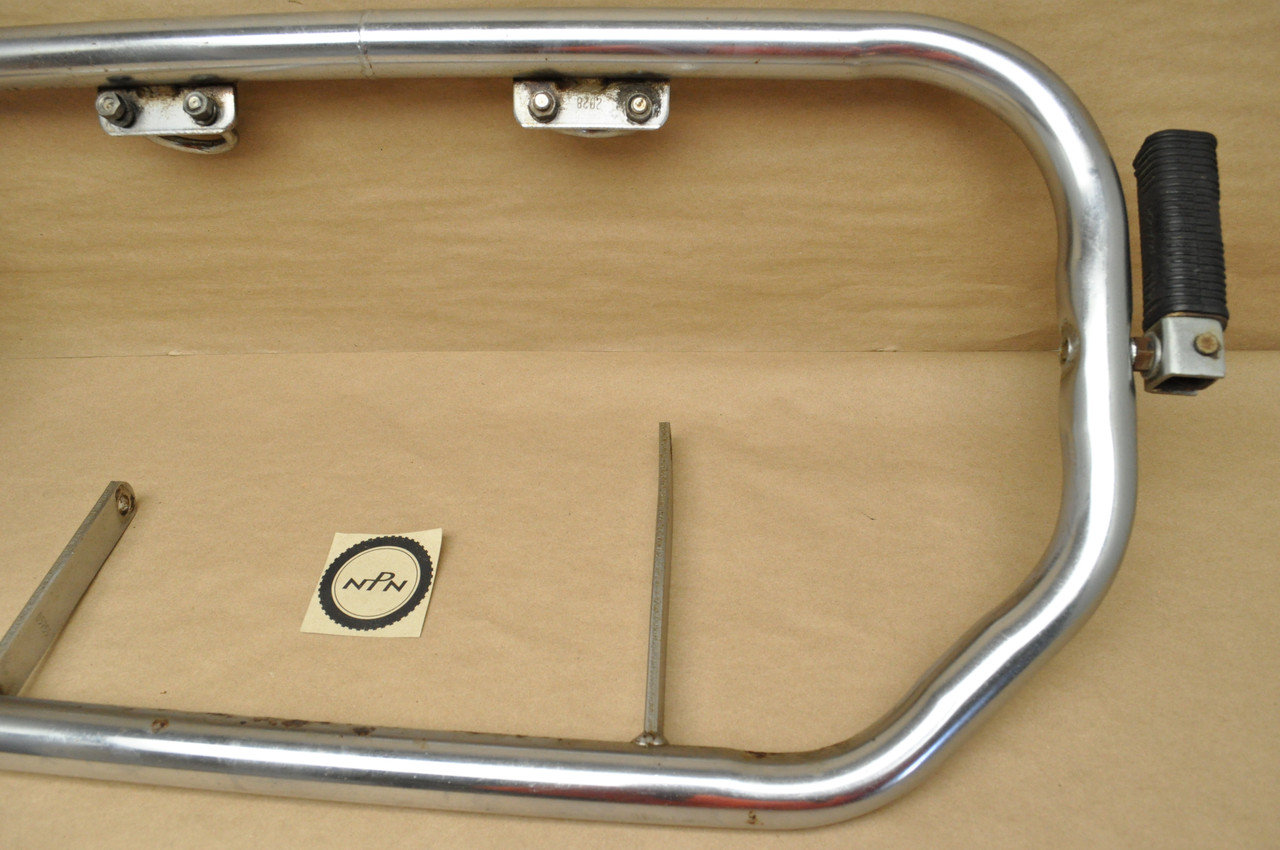 Other - Motorcycle 32MM 1-1/4 Inch 1.25 Inch Engine Crash Bar Guard Highway Foot Peg Clamps Mounts Silver