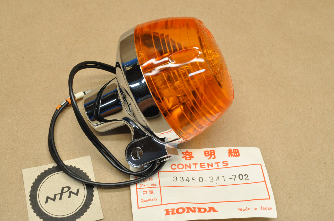 NOS Honda CB360 CB550 CB750 CJ360 CL360 Left Front Turn Signal Light 33450-341-702