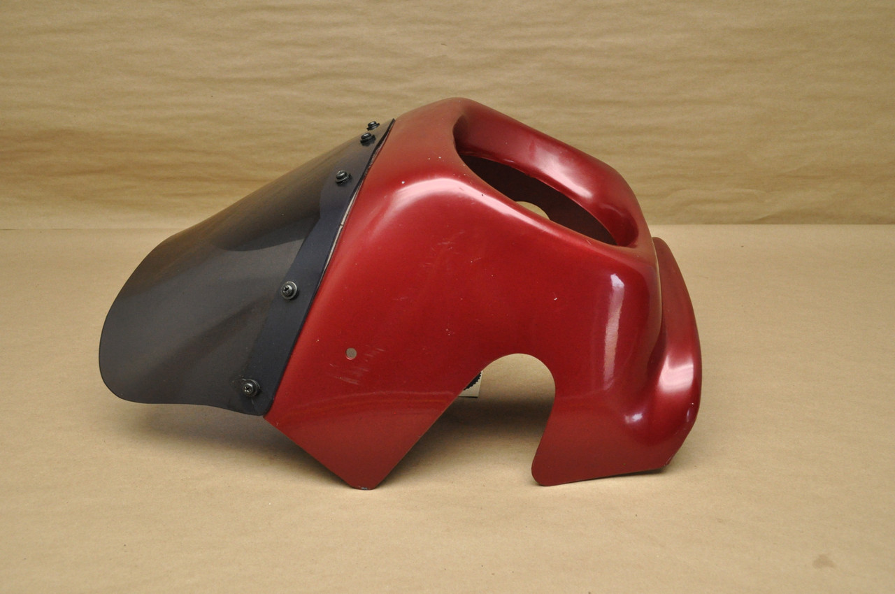 Vtg Used Honda Yamaha Motorcycle Maier Headlight Windshield Cowling Fairing