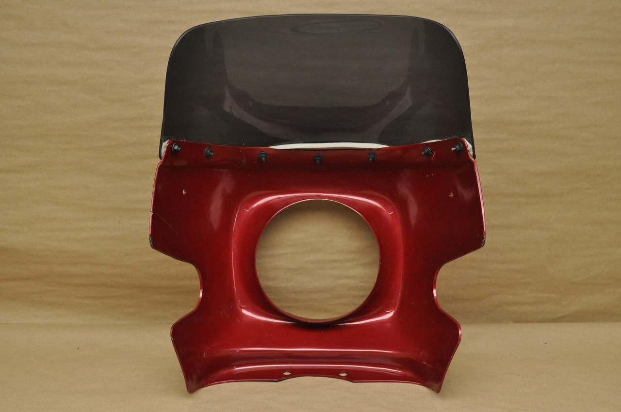 Vtg Used Honda Yamaha Motorcycle Maier Headlight Windshield Cowling Fairing