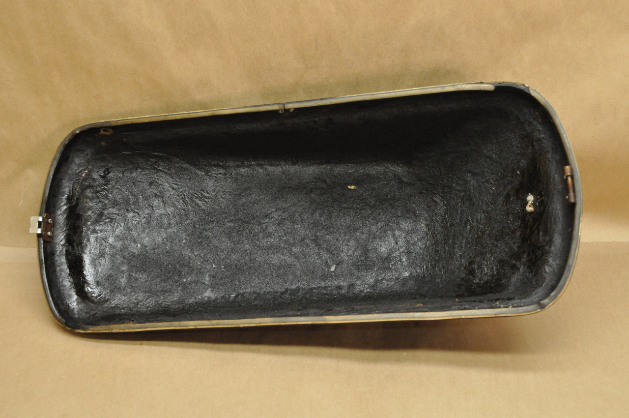 Vtg Used Honda Yamaha Kawasaki Motorcycle Triple A Black Fiberglass Saddle Bag Lot