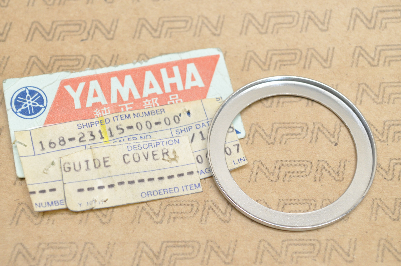 NOS Yamaha DT1 DT250 R5 TX650 XS1 XS2 XS650 YR1 Fork Cover Guide 168-23115-00