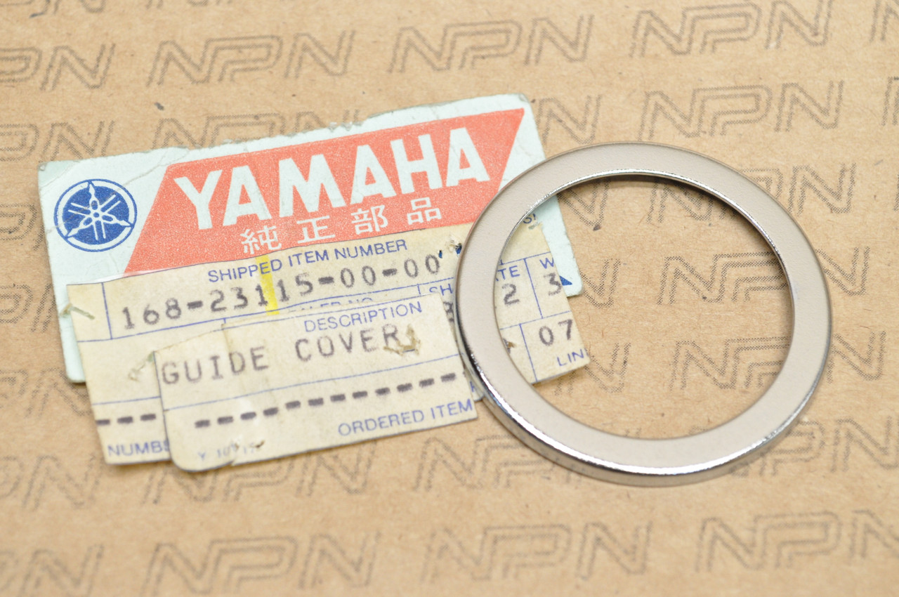 NOS Yamaha DT1 DT250 R5 TX650 XS1 XS2 XS650 YR1 Fork Cover Guide 168-23115-00