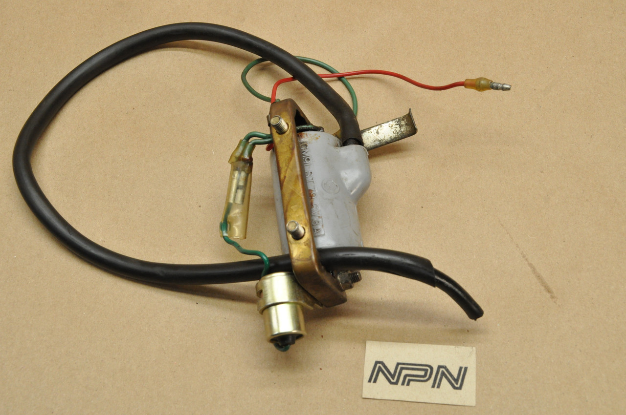 Vintage Used OEM Honda CM91 CT90 K0-1976 Ignition Coil w/ Condenser 30400-046-156