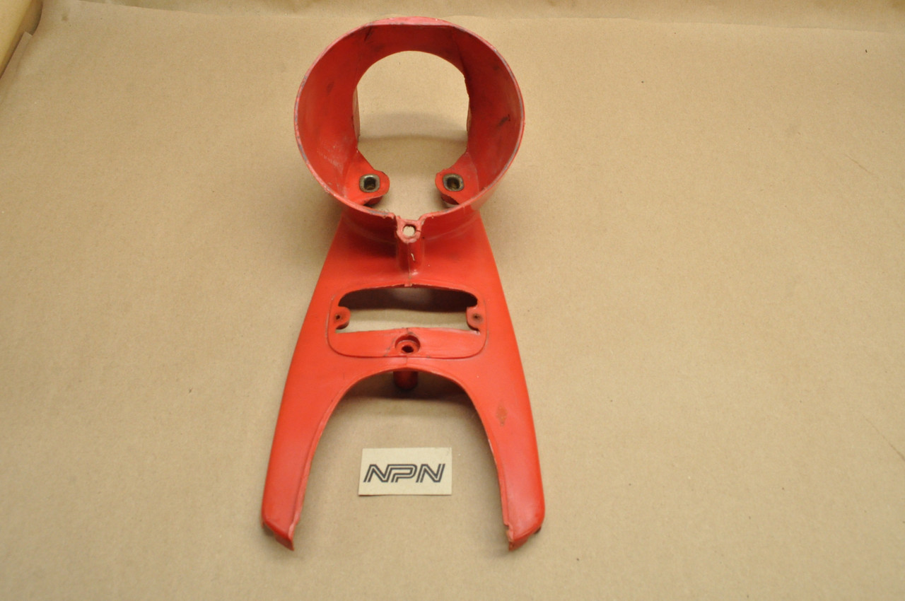 Vtg Used OEM Honda CA200 CT200 CT90 K0 Head Light Bucket Red AS IS 61301-053-010 C