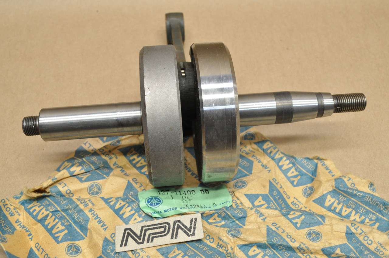 NOS Yamaha 1974-75 MX100 Crank Shaft & Connecting Rod Assembly 427
