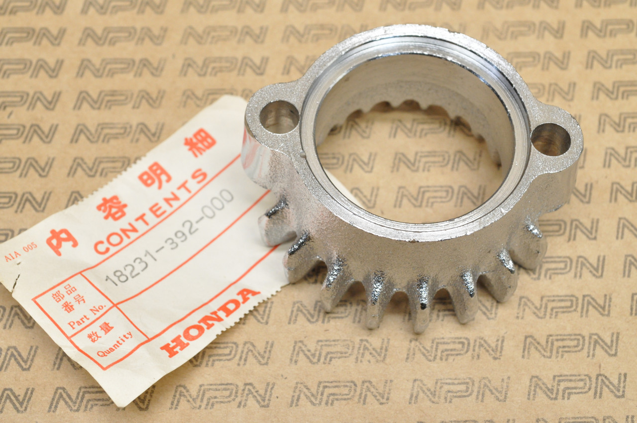NOS Honda CB750A CB750F CB750 K Exhaust Pipe Joint Collar Flange 18231-392-000