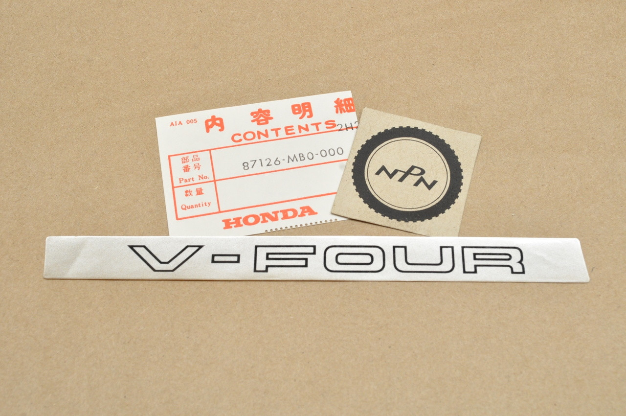 NOS Honda 1982 VF750 S V45 Sabre Left Air Cleaner Side Cover Decal