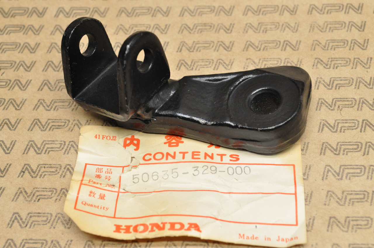 NOS Honda XL250 K0-K2 XL350 K0-K1 Left Foot Peg Step Bar Bracket 50635-329-000