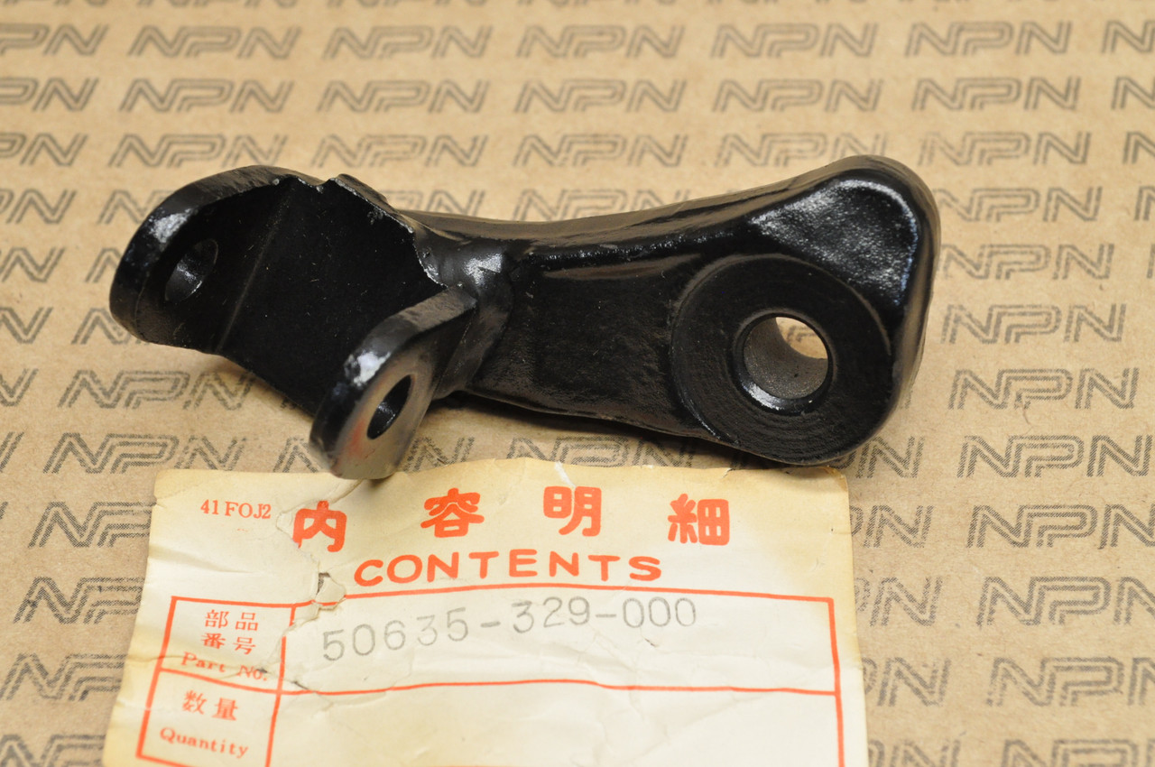 NOS Honda XL250 K0-K2 XL350 K0-K1 Left Foot Peg Step Bar Bracket 50635-329-000