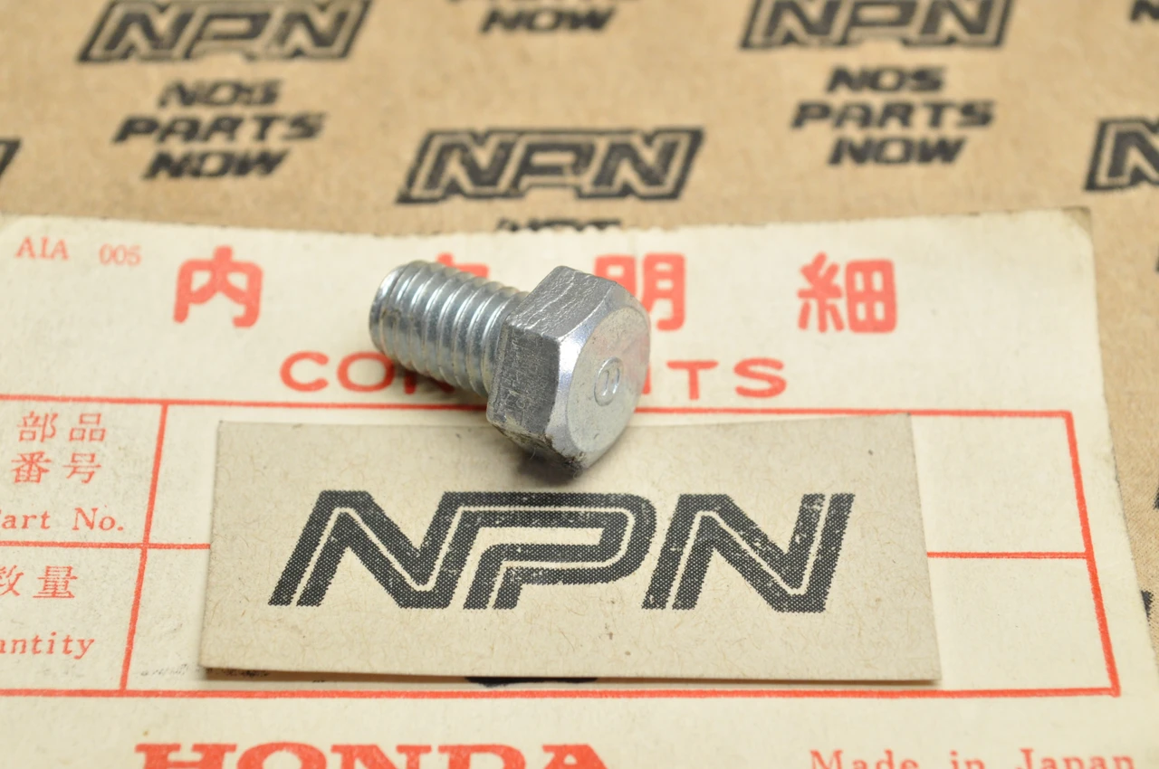 NOS Honda CA160 CA72 CA77 CA95 CB125 CB72 CB77 Late Hex Bolt 8x12 92000-08012-0A