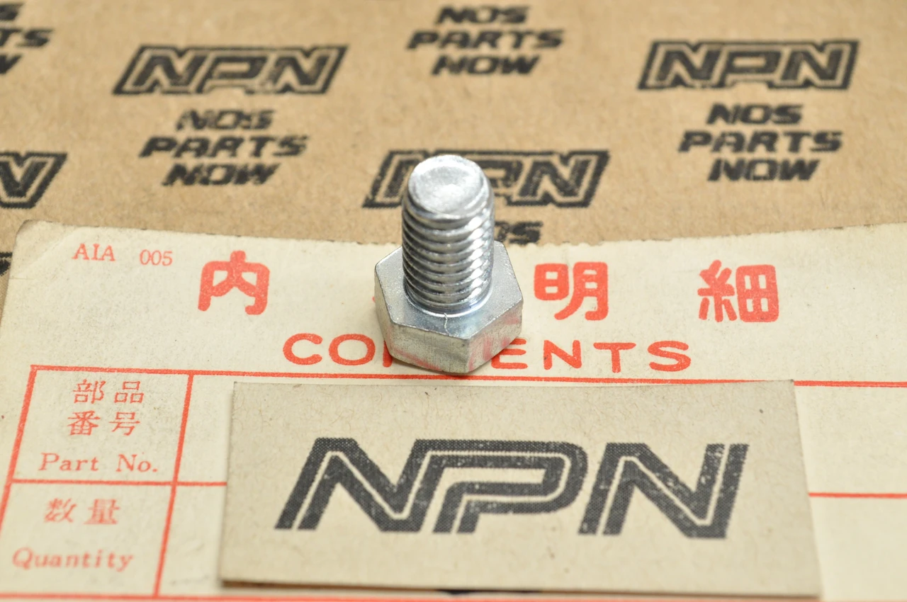 NOS Honda CA160 CA72 CA77 CA95 CB125 CB72 CB77 Late Hex Bolt 8x12 92000-08012-0A