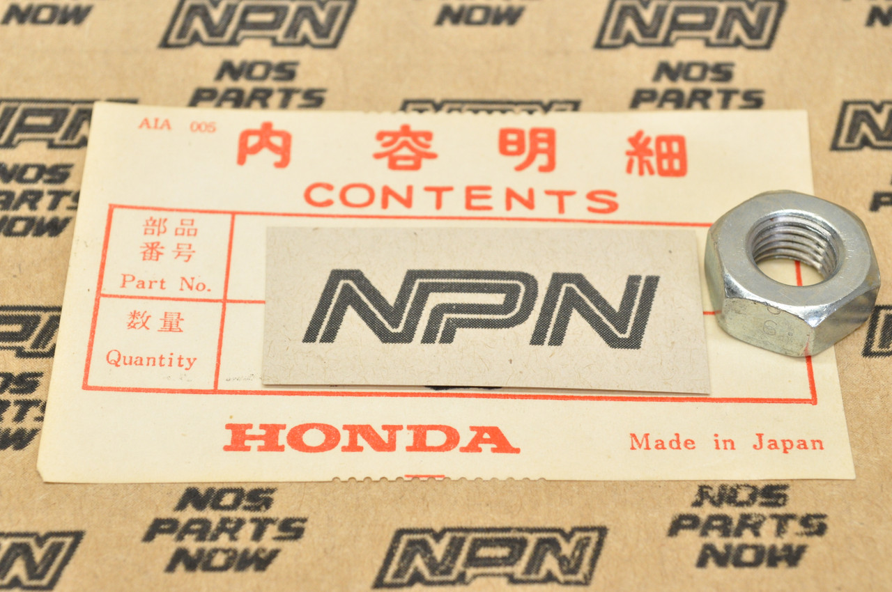 NOS Honda CB750 CH80 FL350 NX125 TRX250 TRX90 XL600 XR500 Nut 94030-10200