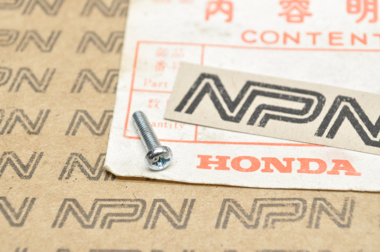 NOS Honda CB750 CBX CT70 MT125 P50 QA50 SL70 TRX200 XL350 Screw 93500-03012-0A