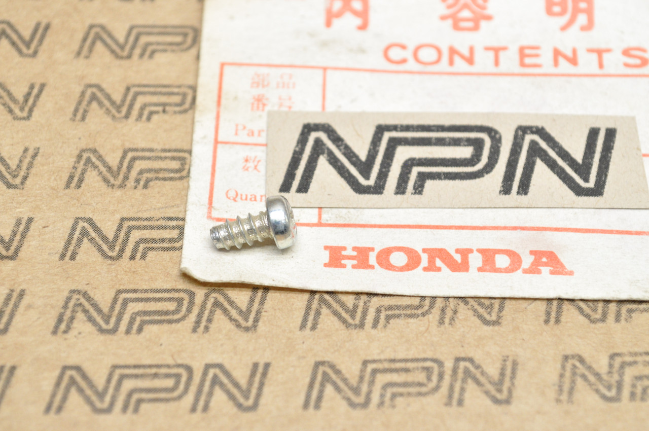 NOS Honda CB450 CL450 CL90 CT90 S90 VF750 VT750 XR200 XR500 Screw 93901-34210