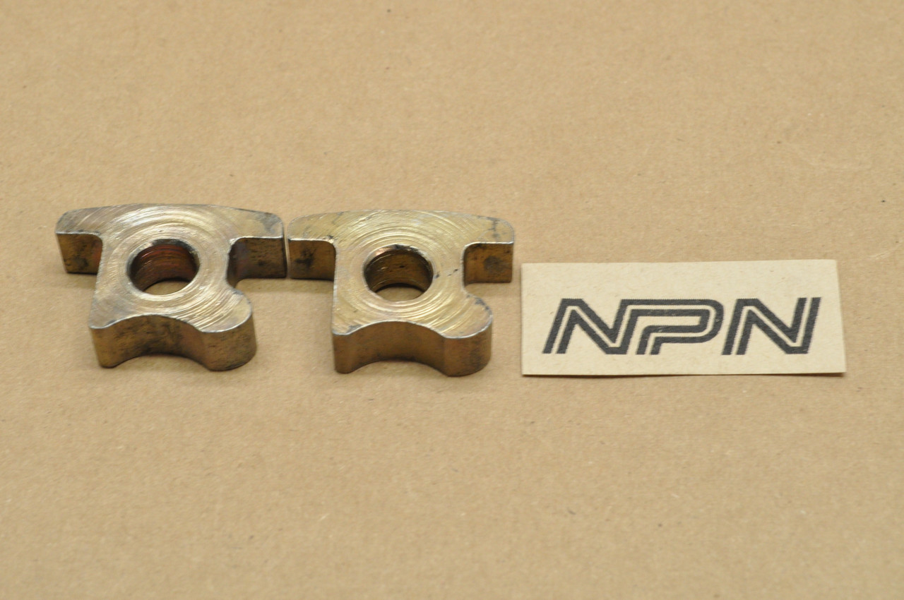 Vtg OEM Honda CB650 CB750 CB900 CBX Drive Chain Adjuster Stopper Qty2 52136-405-000