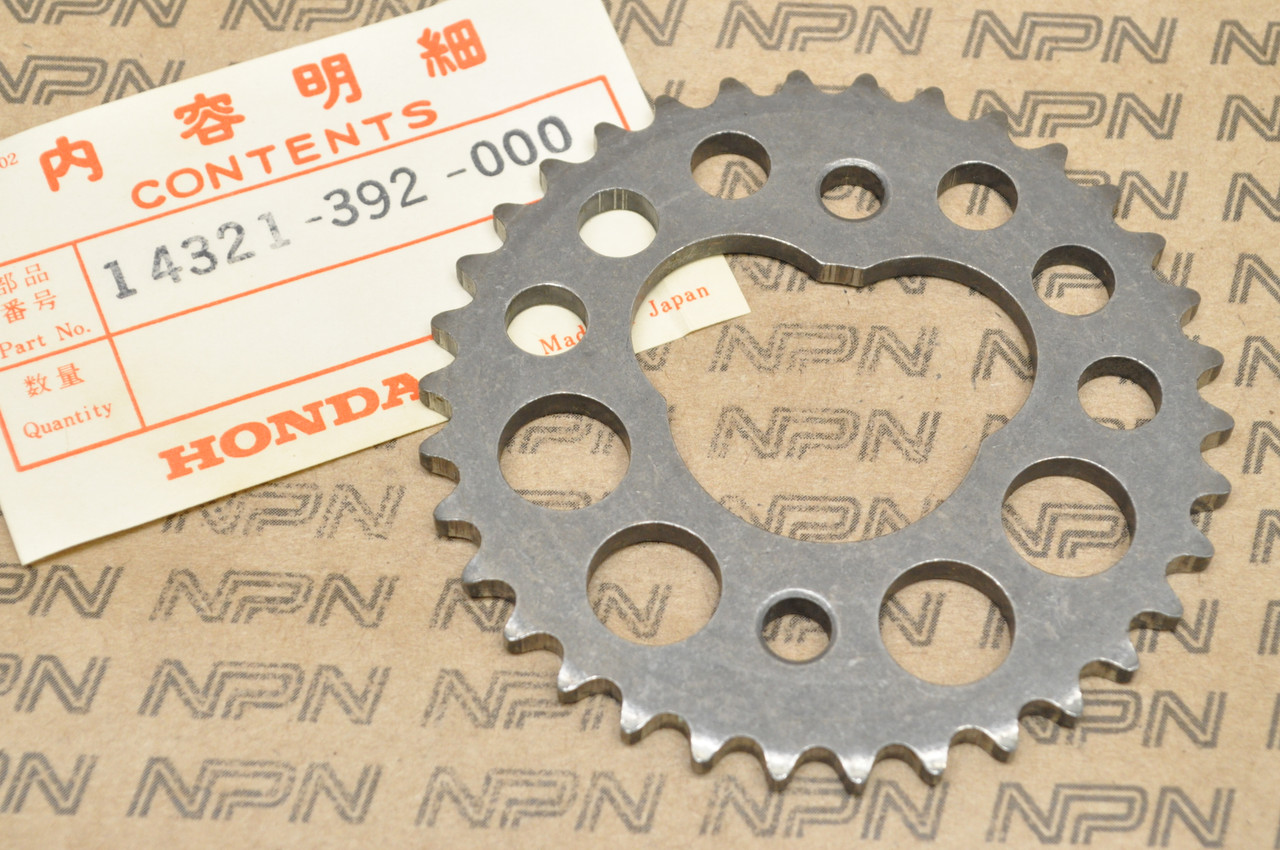 NOS Honda CB750 K0-1978 CB750A CB750F Cam Shaft Sprocket 14321-392-000