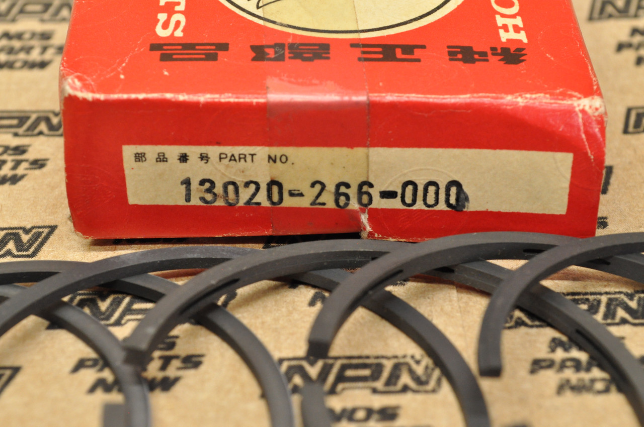 NOS Honda CA77 .25 Oversize Piston Ring Set for 2 Pistons= 6 Rings 13020-266-000