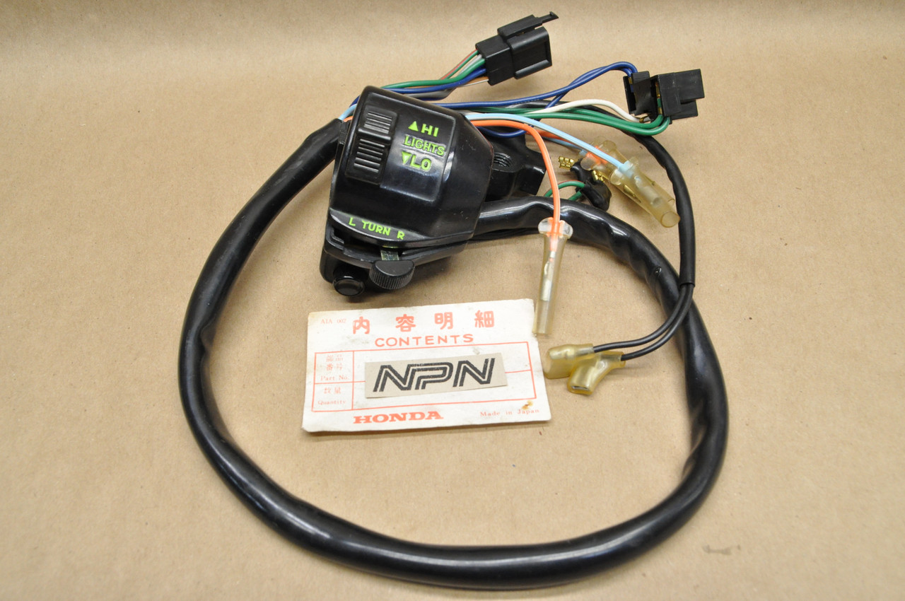 NOS Honda CX500 Left Handle Bar Lights Hi Lo Turn Signal Horn Switch 35200-415-880