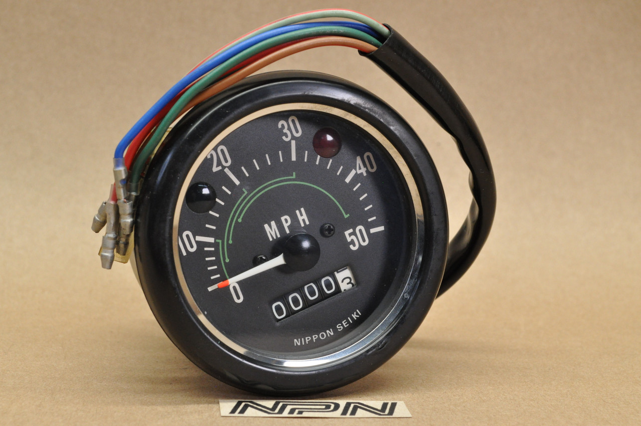 NOS Honda CT70 H SL70 XL70 4 Speed Speedometer MPH Odometer Gauge 37200-098-985