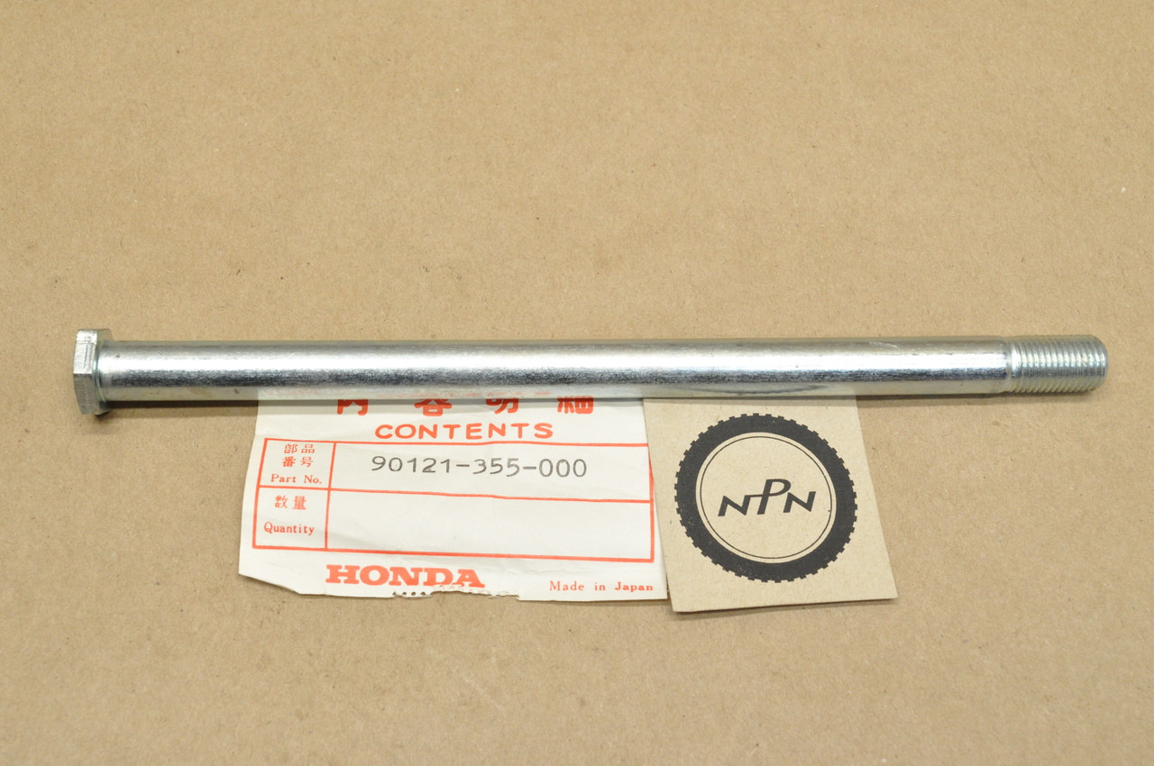 NOS Honda CT125 Trail 125 TL125 Trials 125 XL100 XL125 Swing Arm Pivot Bolt 90121-355-000