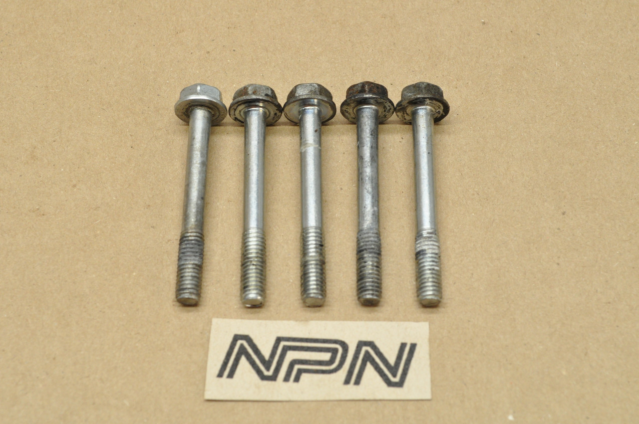 Vtg OEM Honda ATC200 CB1000 CB1100 CB550 CB650 CB750 CB900 CX500 FT500 Bolt 6x50 Qty5 95700-06050-00