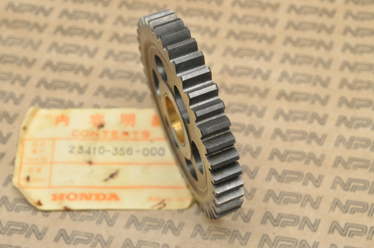 NOS Honda XL350 K0-1978 Counter Shaft Low Gear 40T 23410-356-000
