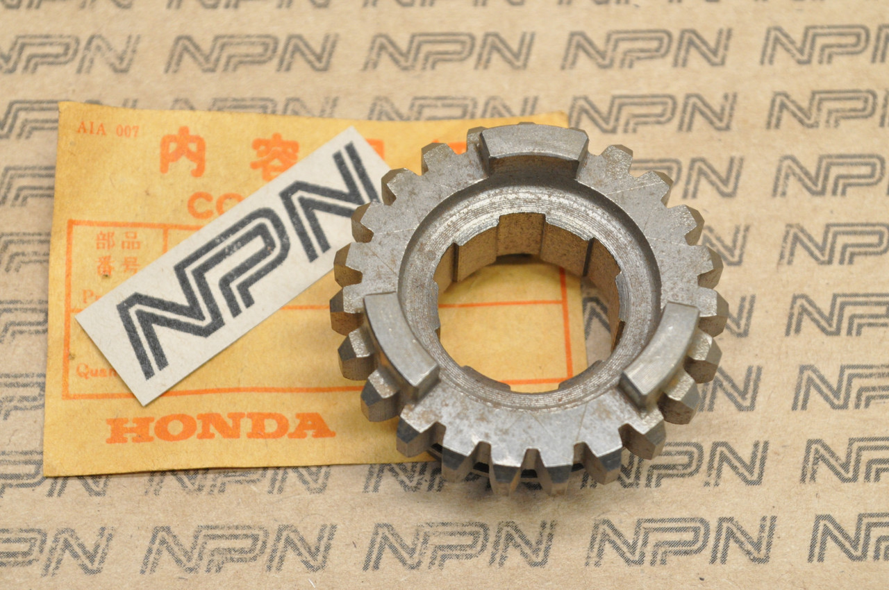 NOS Honda 1979-81 CR125 R Elsinore Counter Shaft 6th Sixth Gear 23T 23501-444-010