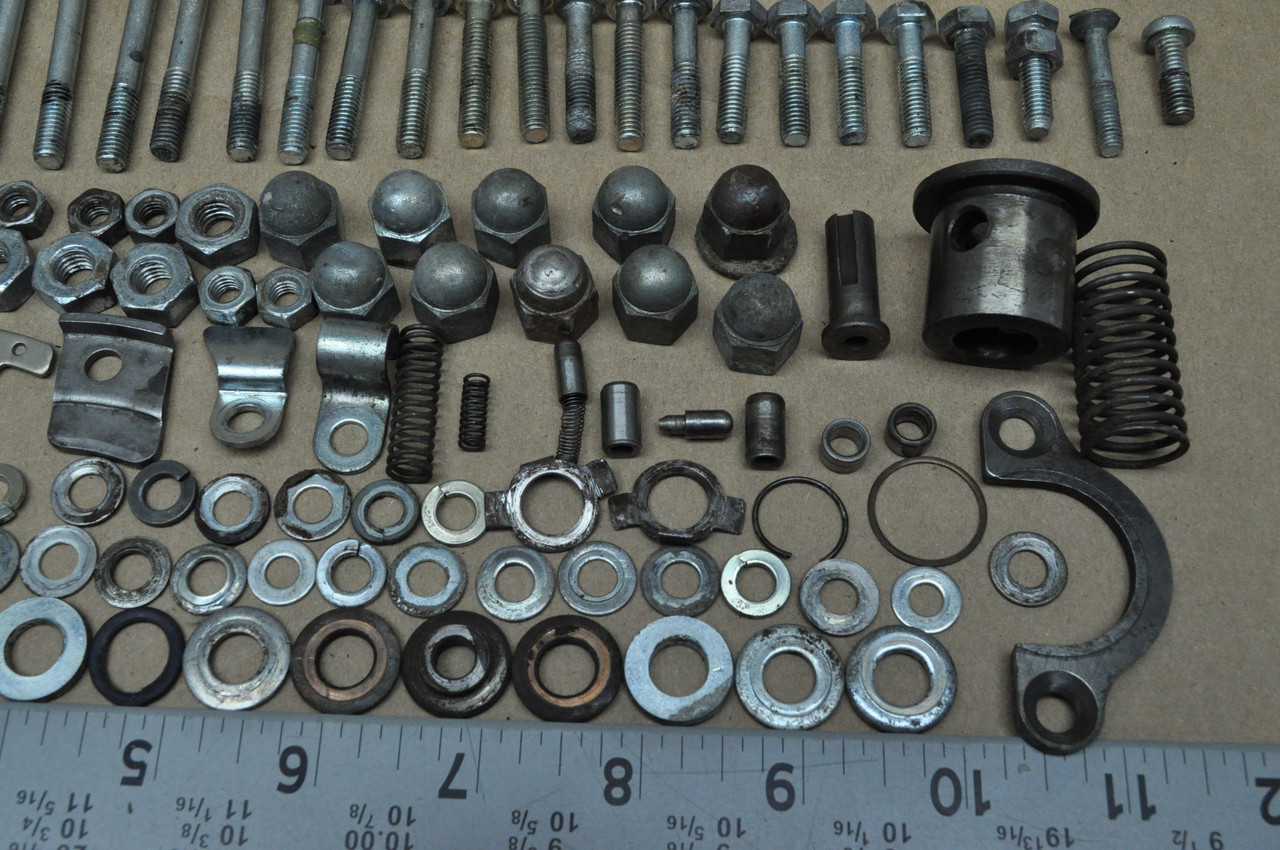Vtg OEM Honda CA77 Engine Bolt Screw Washer Nut Plate Cap Spring Hardware Lot