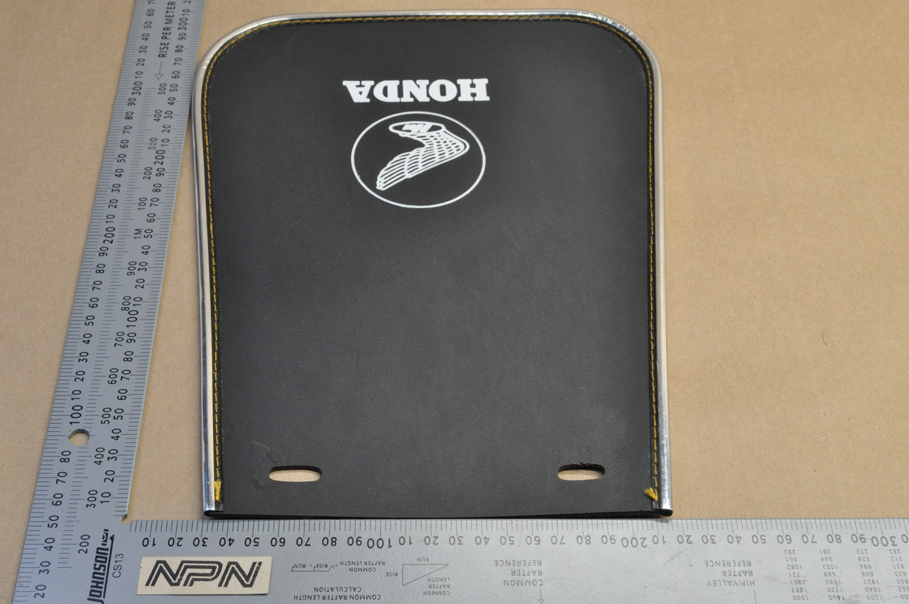 NOS Vintage Honda Motorcycle Fender Mud Flap X-Large Guard Aftermarket