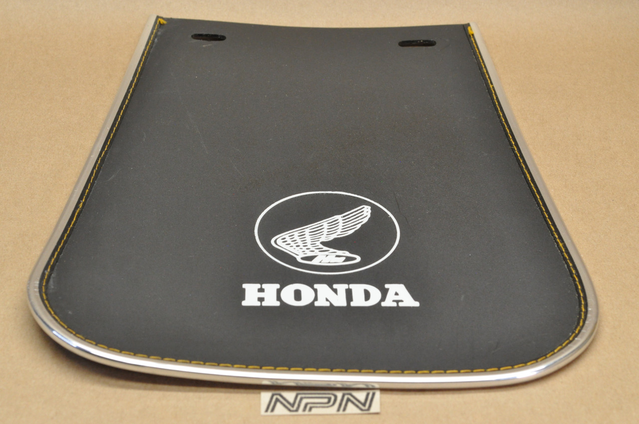 NOS Vintage Honda Motorcycle Fender Mud Flap X-Large Guard Aftermarket